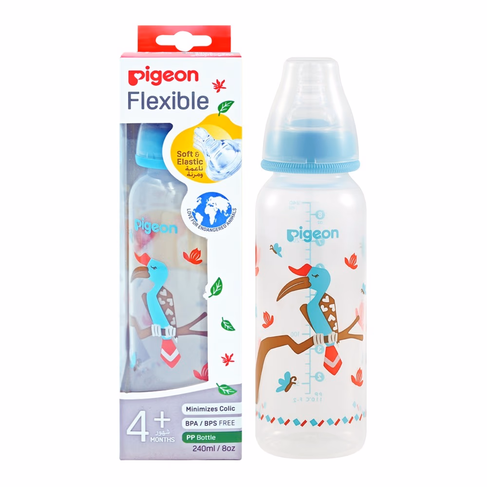 Pigeon Slim Neck Bottle Animals 240ml 414 4