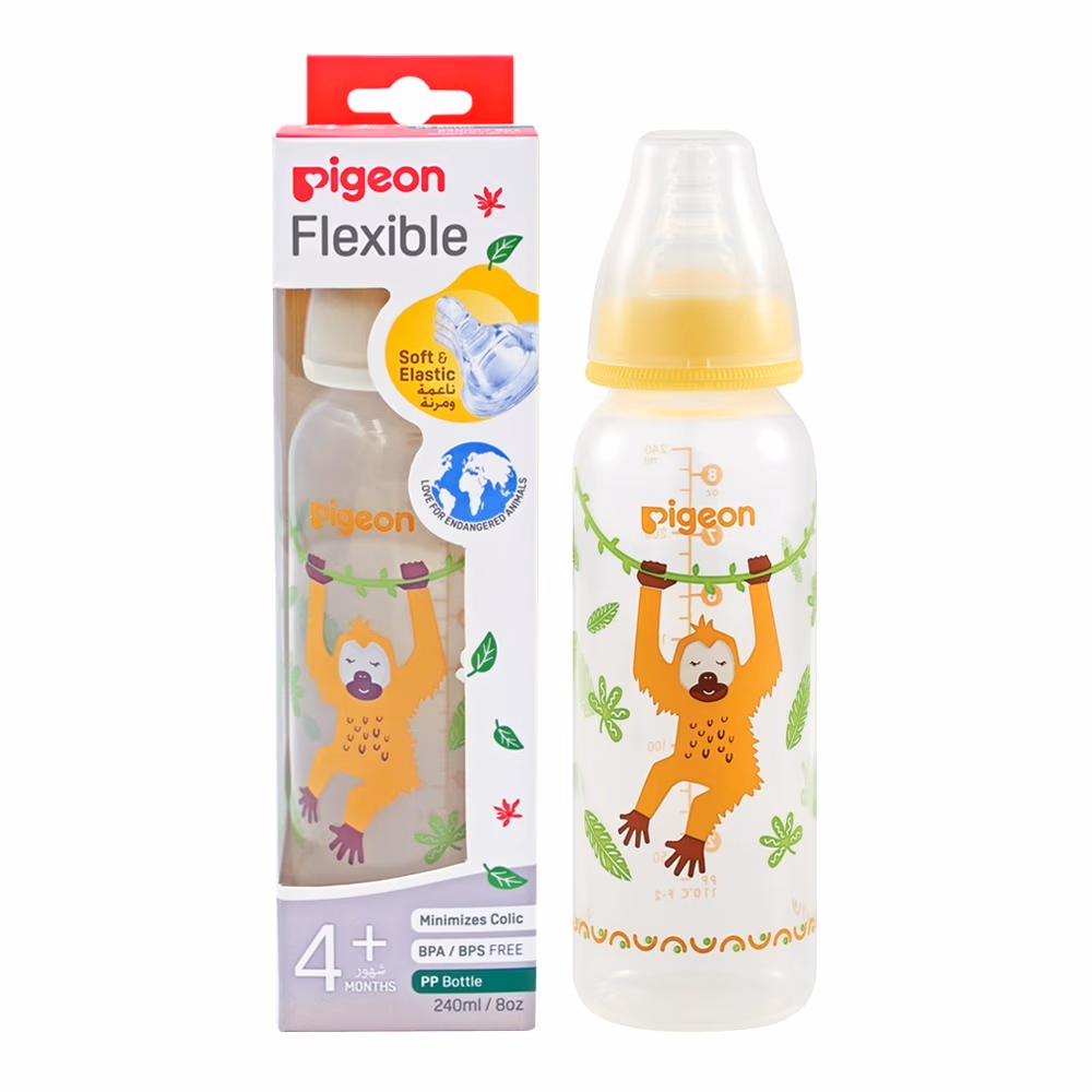 Pigeon Slim Neck Bottle Animals 240ml 414 3