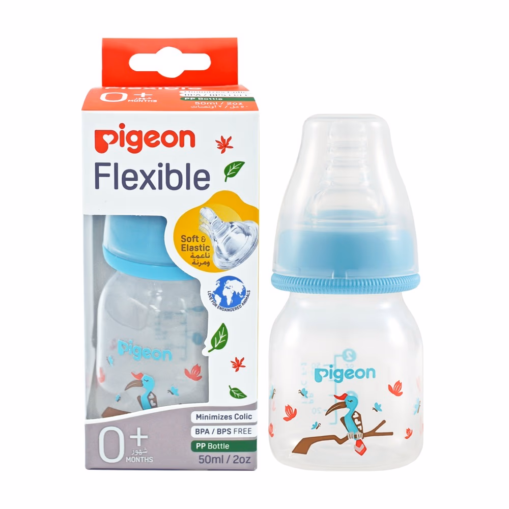 Pigeon Slim Neck Bottle Animals 50ml 418 4