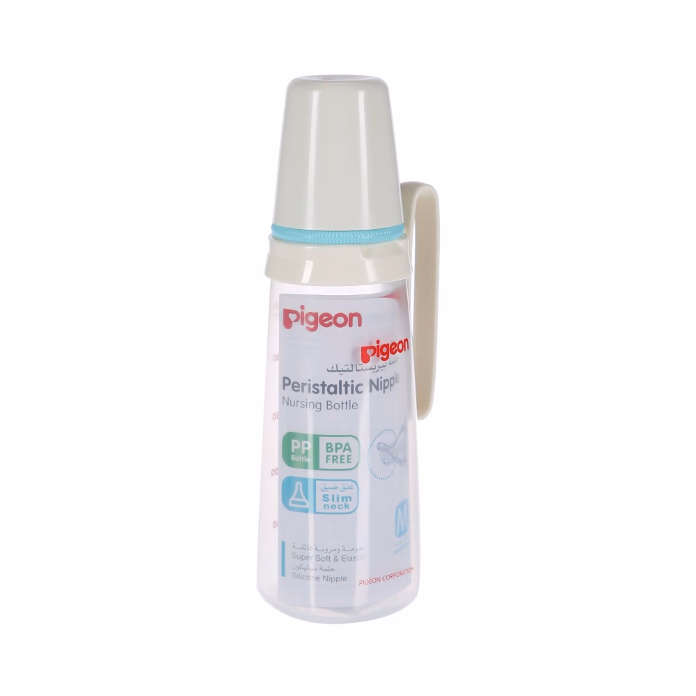 Pigeon Slim Neck Bottle with Handle 240ml 26008 3