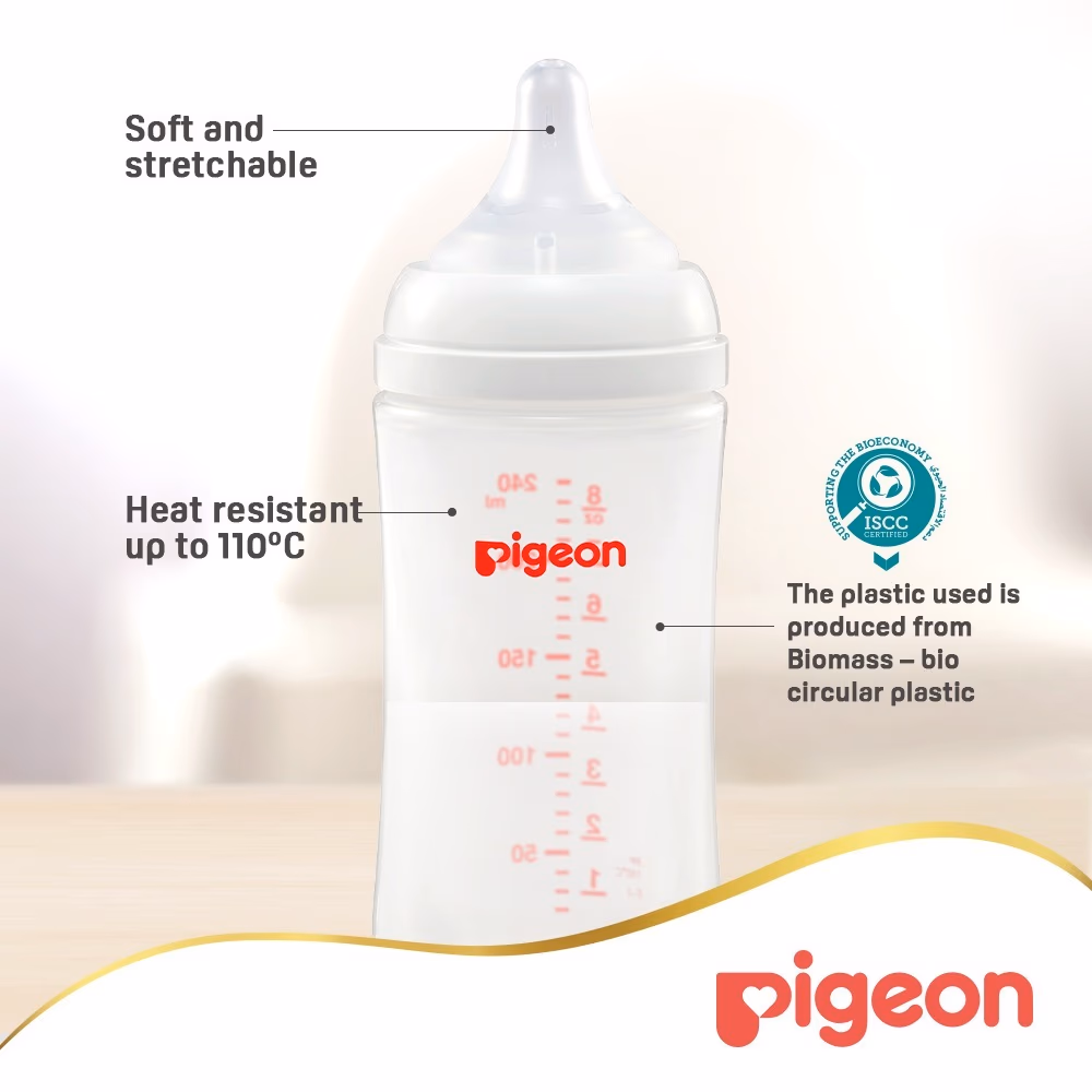 Pigeon Soft Touch Wide Neck Peristaltic+ 240ml 874 5