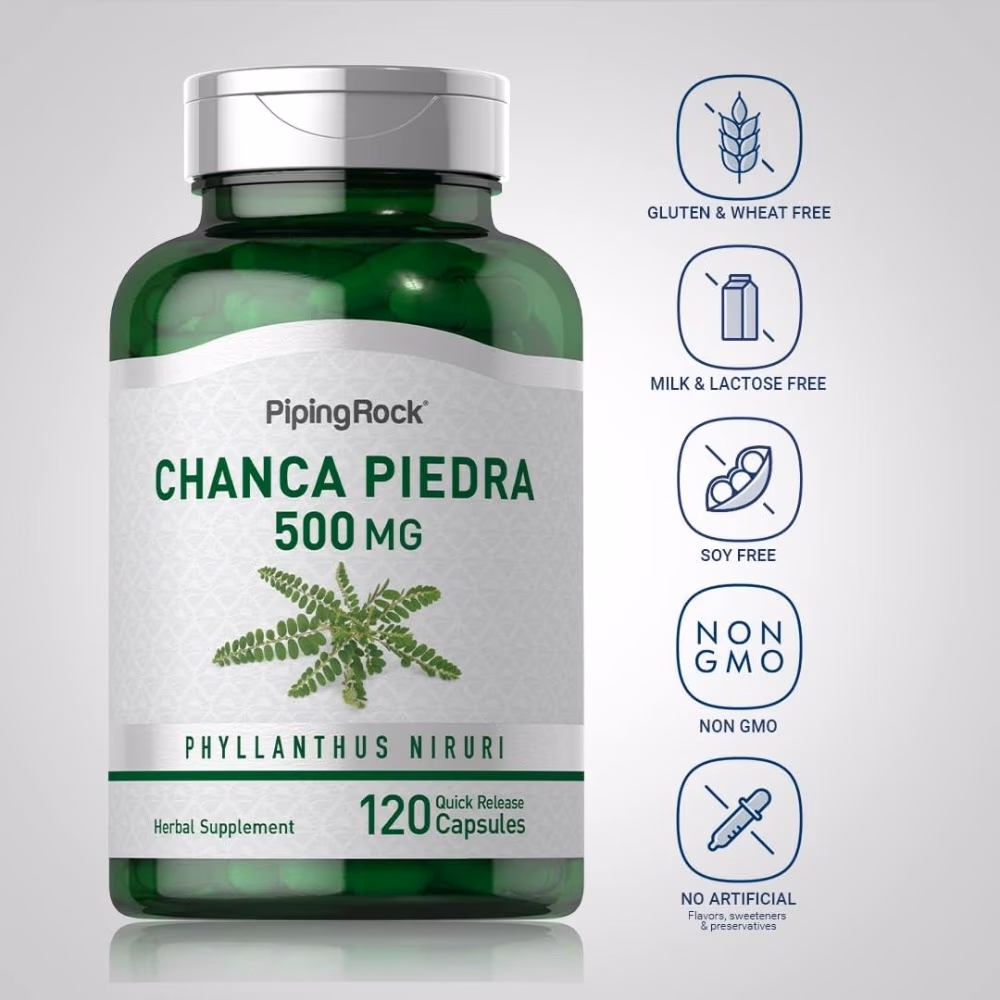Piping Rock Chanca Piedra 500mg 120 Caps 3