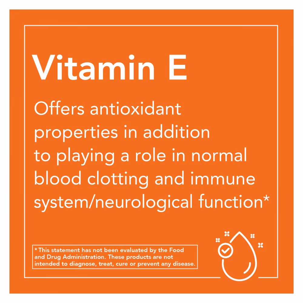 Now Vitamin E 1000 Mixed Tocopherols 50 Softgels 3