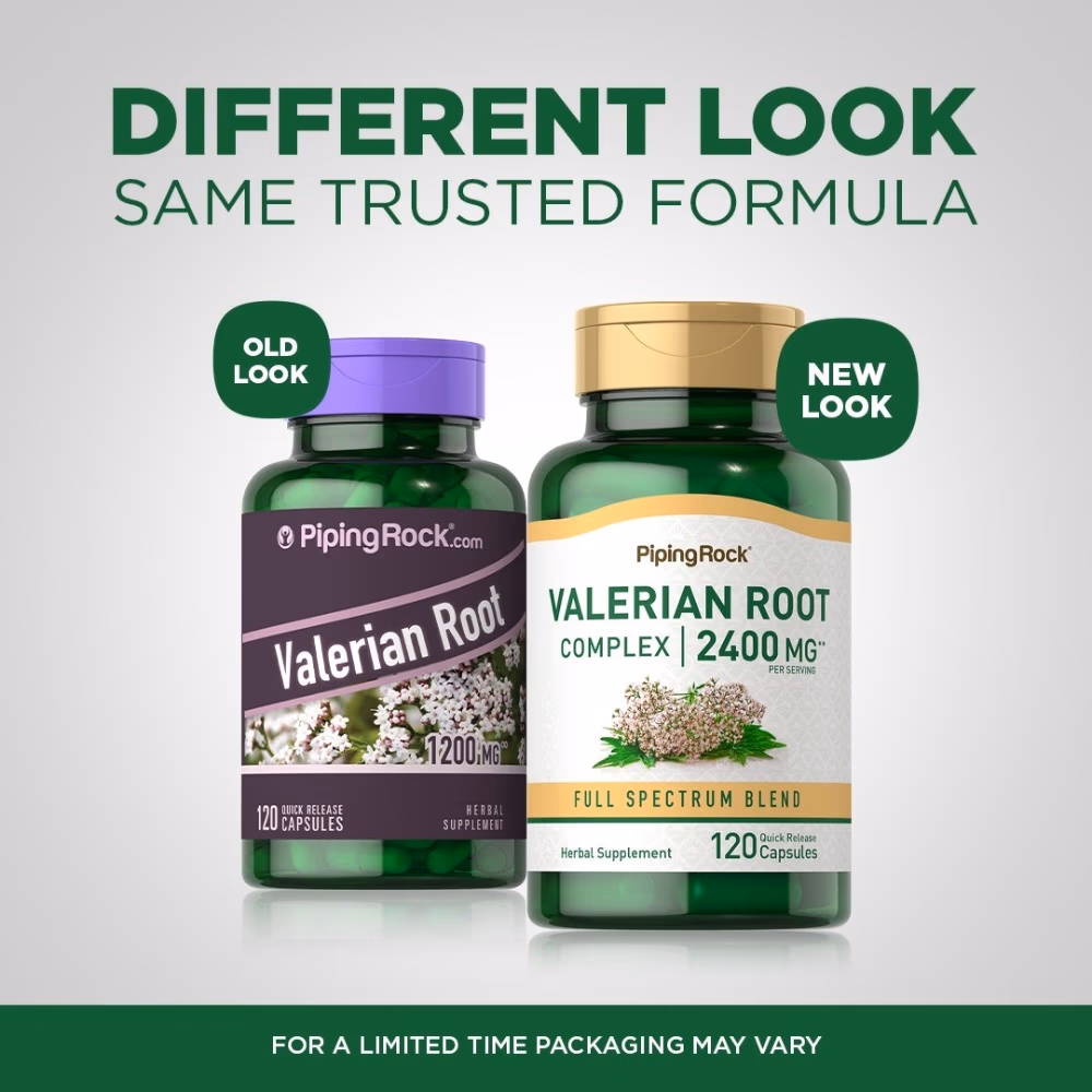Piping Rock Valerian Root Complex 2400MG 120 Caps 3