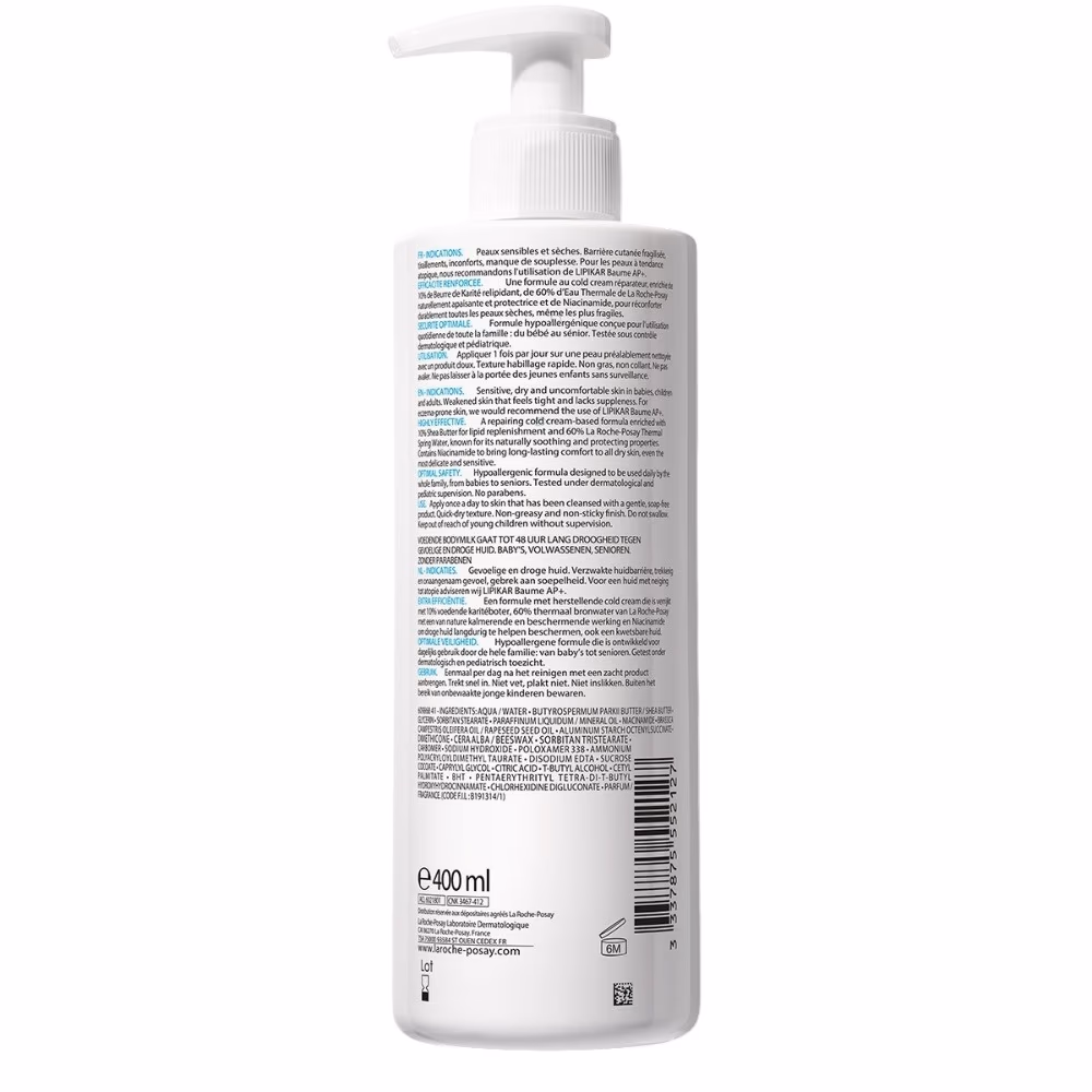 La Roche-Posay Lipikar Lait Anti-Dryness Body Milk 400ml 2