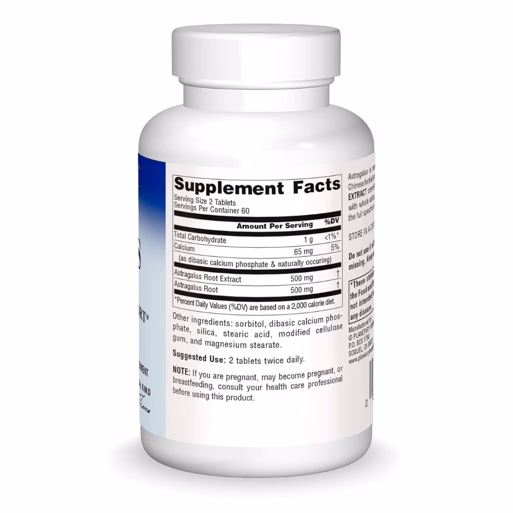 Planetary Astragalus Extract 500mg Tab 120s 2