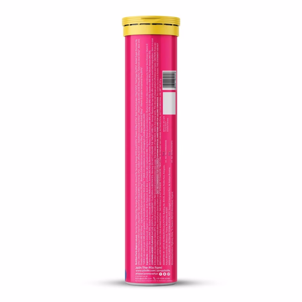 Plix Glowy Skin Bubbly Effervescent Tab 15s 5
