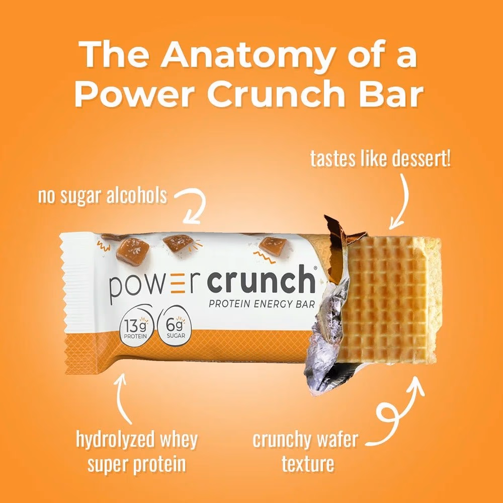 Power Crunch Bar Salted Caramel 40g 4