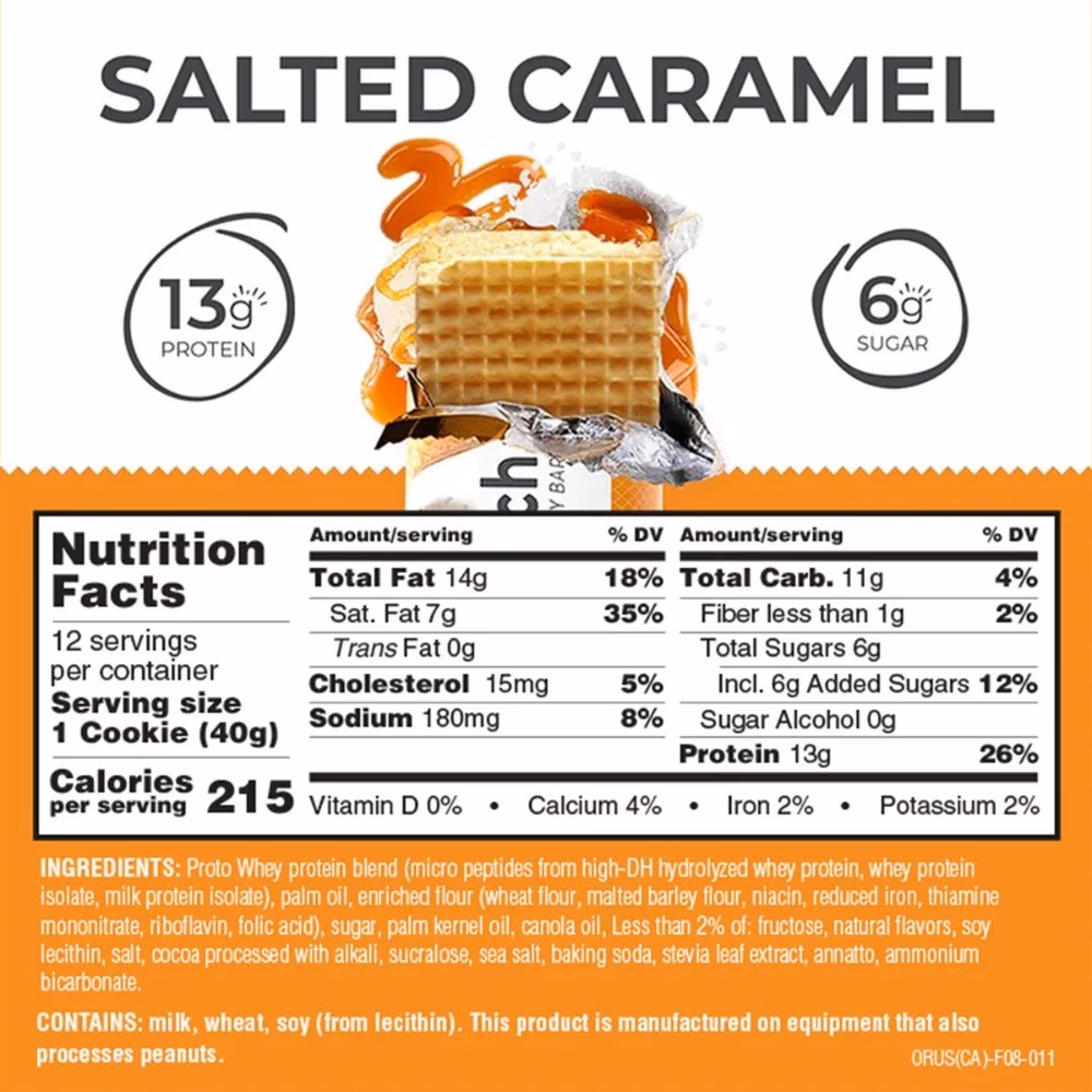 Power Crunch Bar Salted Caramel 40g 2