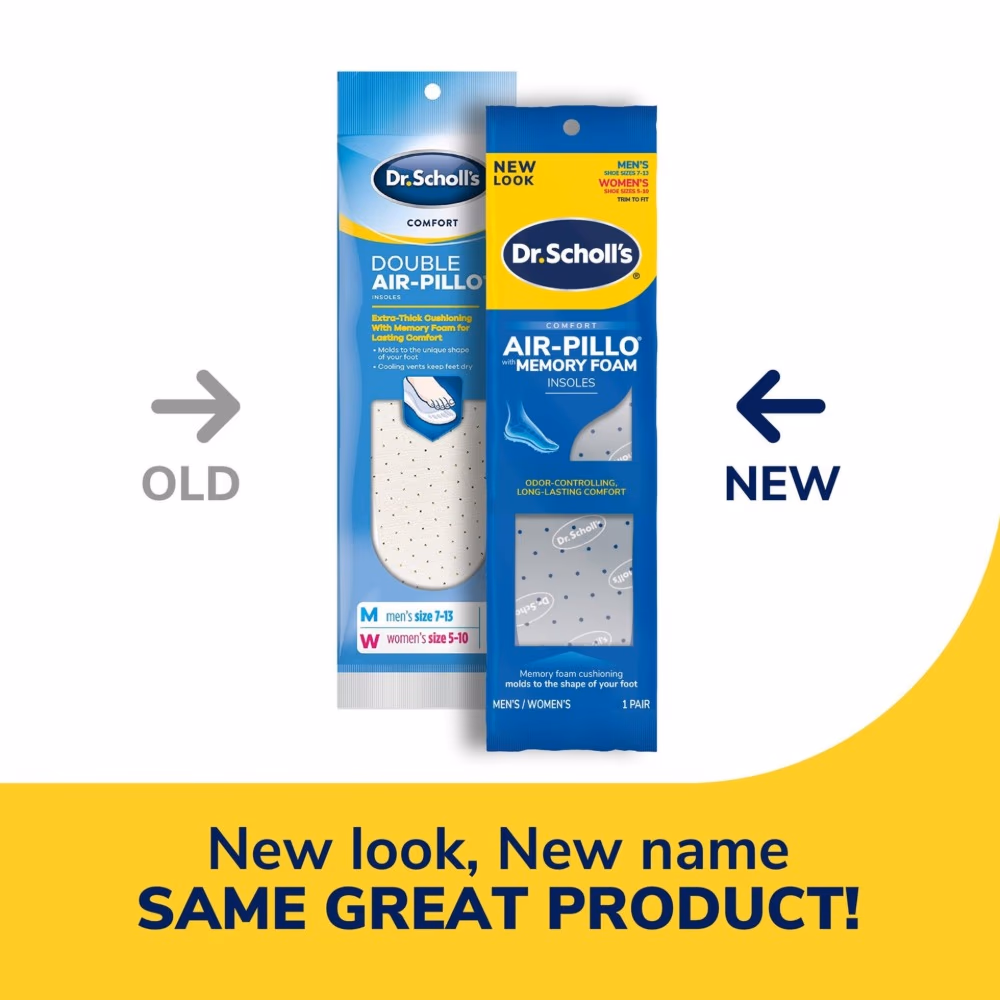 Scholl Double Air Pillow Insoles Men Women 3