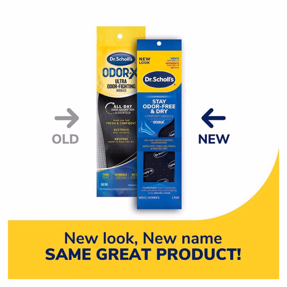 Scholl Odor-Free Comfort Insoles Men & Women 2