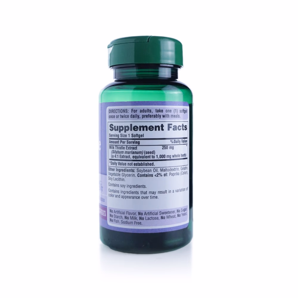 Puritan's Pride Milk Thistle Extract 1000mg 90 Softgels 2