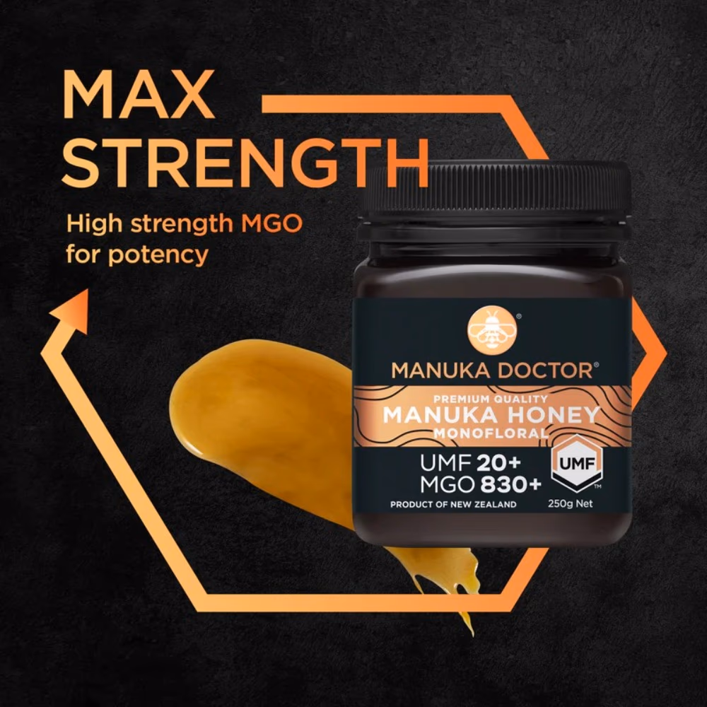 Manuka Doctor Manuka Honey UMF 20+ 250g  2