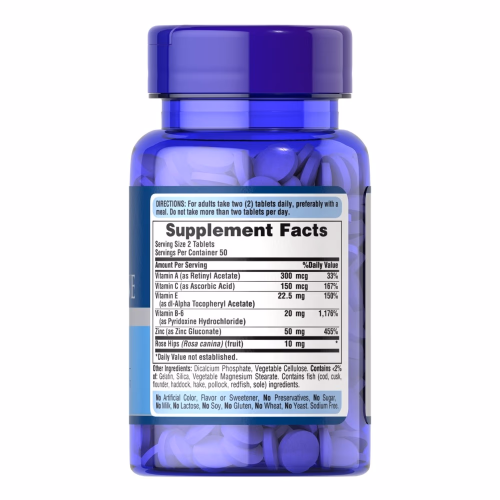 Puritan's Pride Zinc for Acne 100 Tabs 2