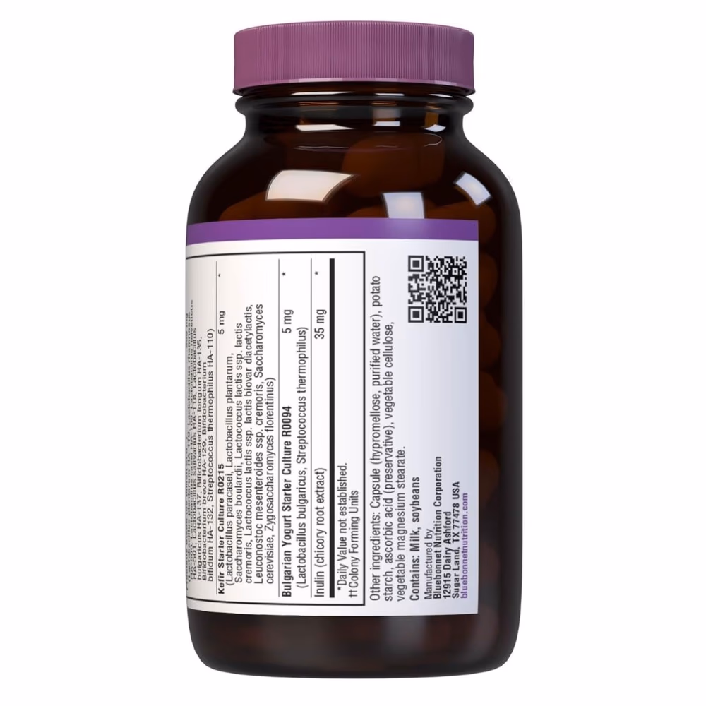 Bluebonnet Probiotic & Prebiotic 50B 30 Veg Caps 3