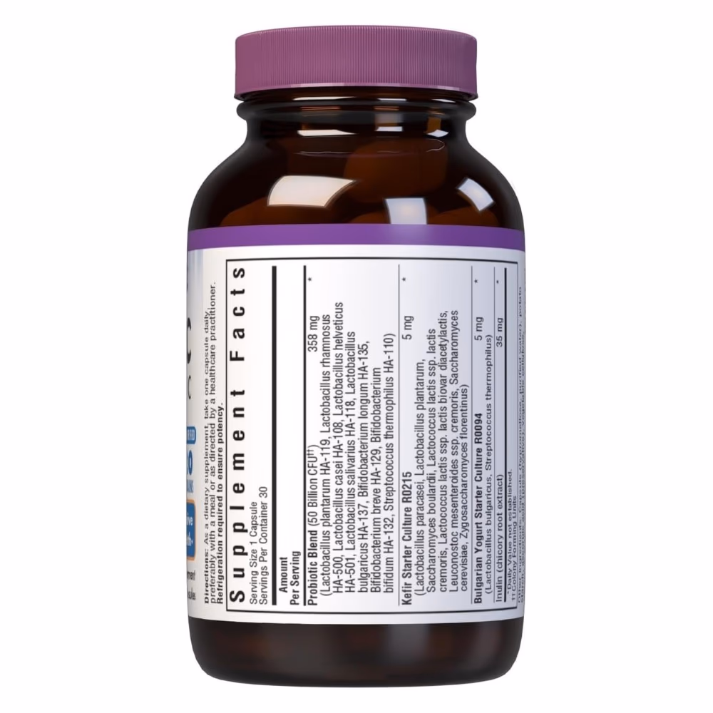 Bluebonnet Probiotic & Prebiotic 50B 30 Veg Caps 2