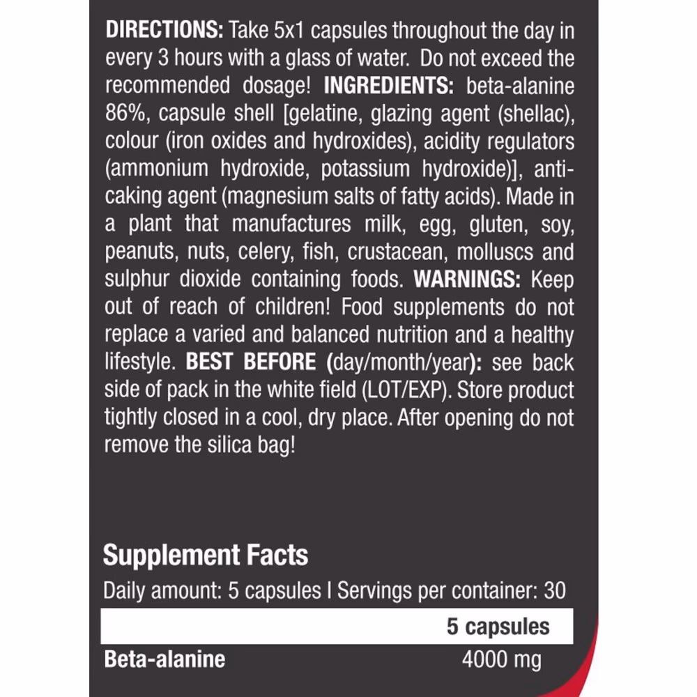 Scitec Beta Alanine Cap 150s 3