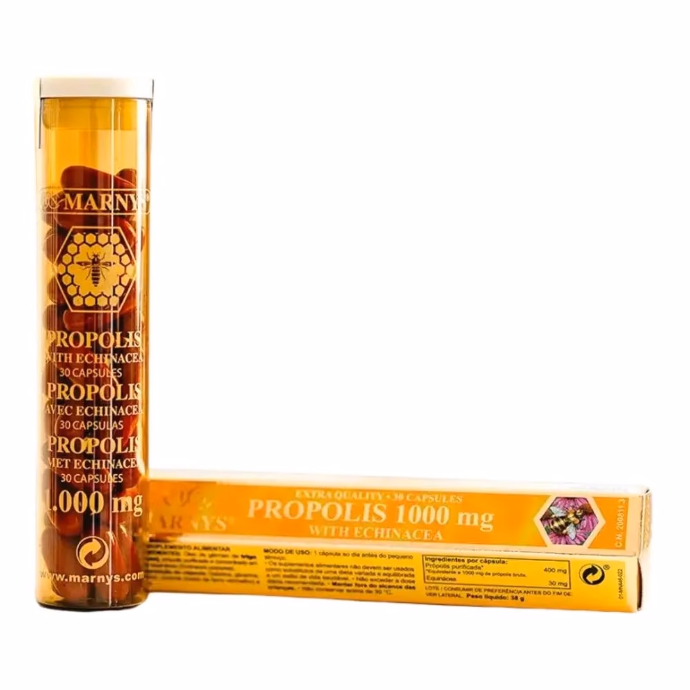 Marnys Propolis 1000 mg with Echinacea Capsules  2