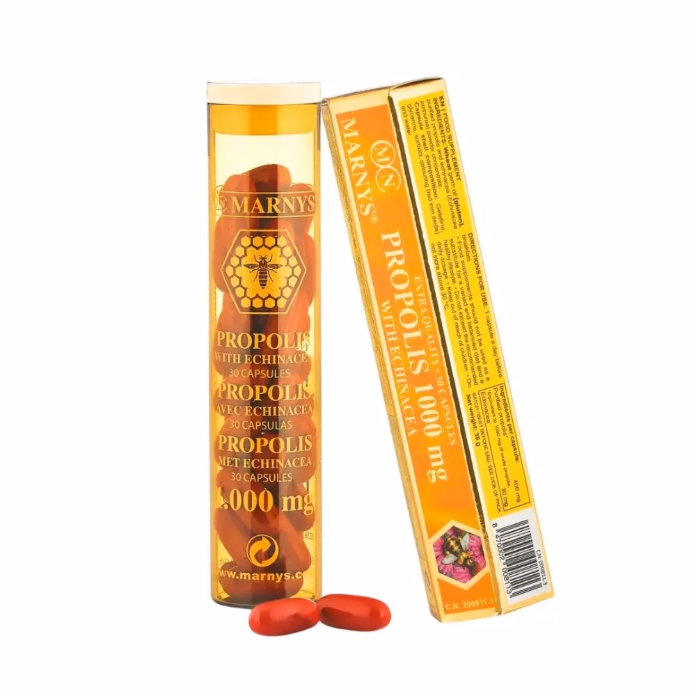 Marnys Propolis 1000 mg with Echinacea Capsules  3