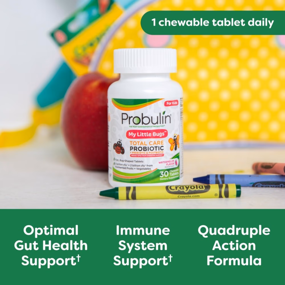 Probulin Total Care Kids Probiotic Watermelon Chewable 30 Tablets 5