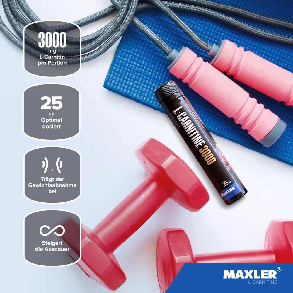 Maxler L-Carnitine 3000 Mango Liquid Shots 2