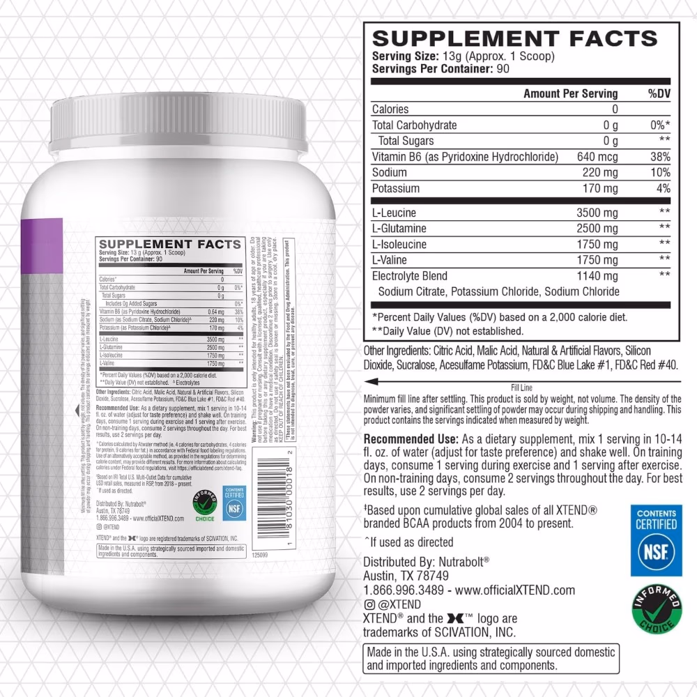 Scivation Xtend Grape 90s 2