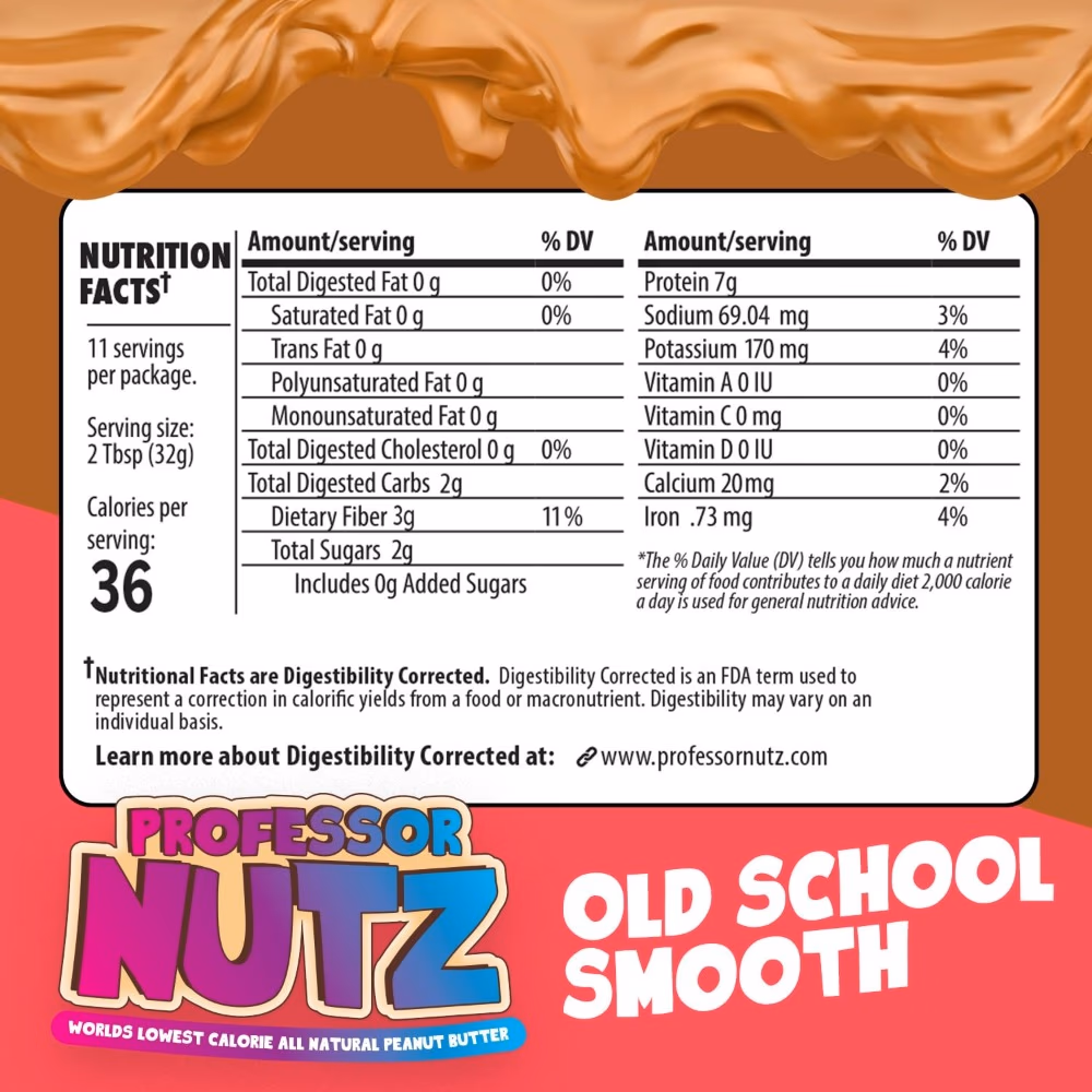 PROFESSOR NUTZ Peanut Butter Old School Smooth 352g 2