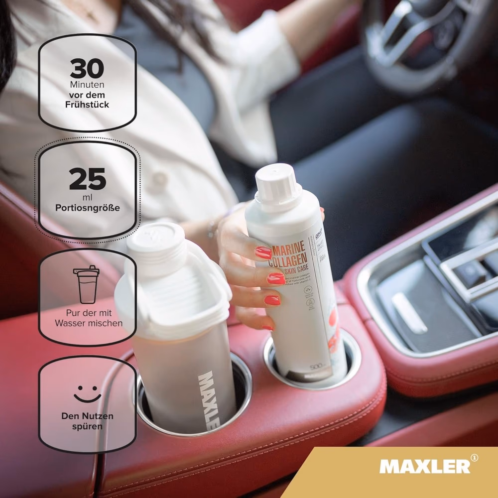 Maxler Marine Collagen Skin Care in Strawberry flavor (500 ml)  3