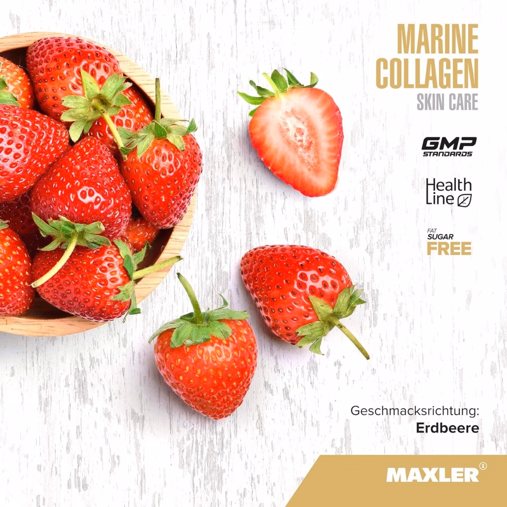 Maxler Marine Collagen Skin Care in Strawberry flavor (500 ml)  4