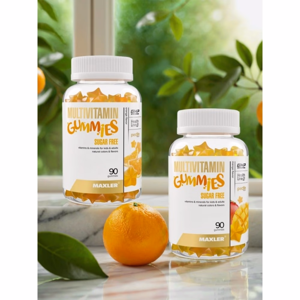 Maxler Multivitamin Sugar Free Orange Gummies 90S 3