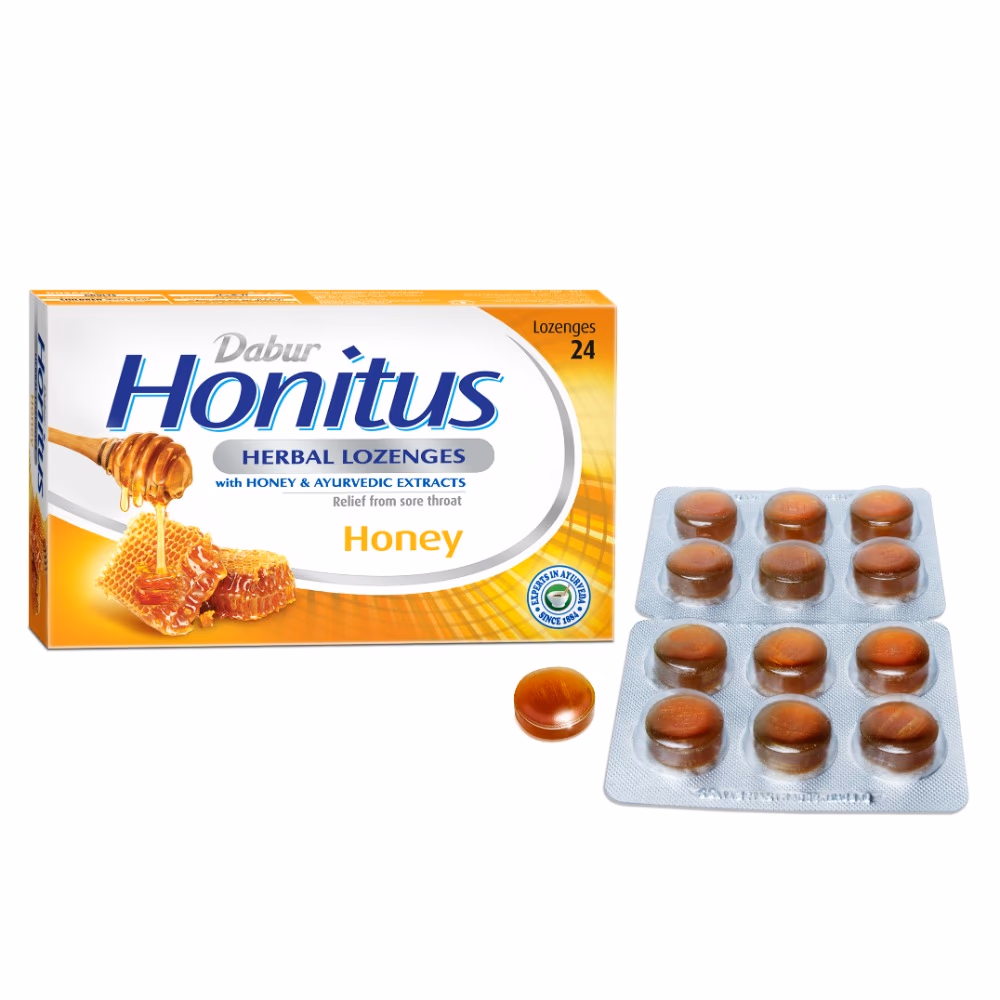 Dabur Honitus Herbal Lozenges Honey 24S 2