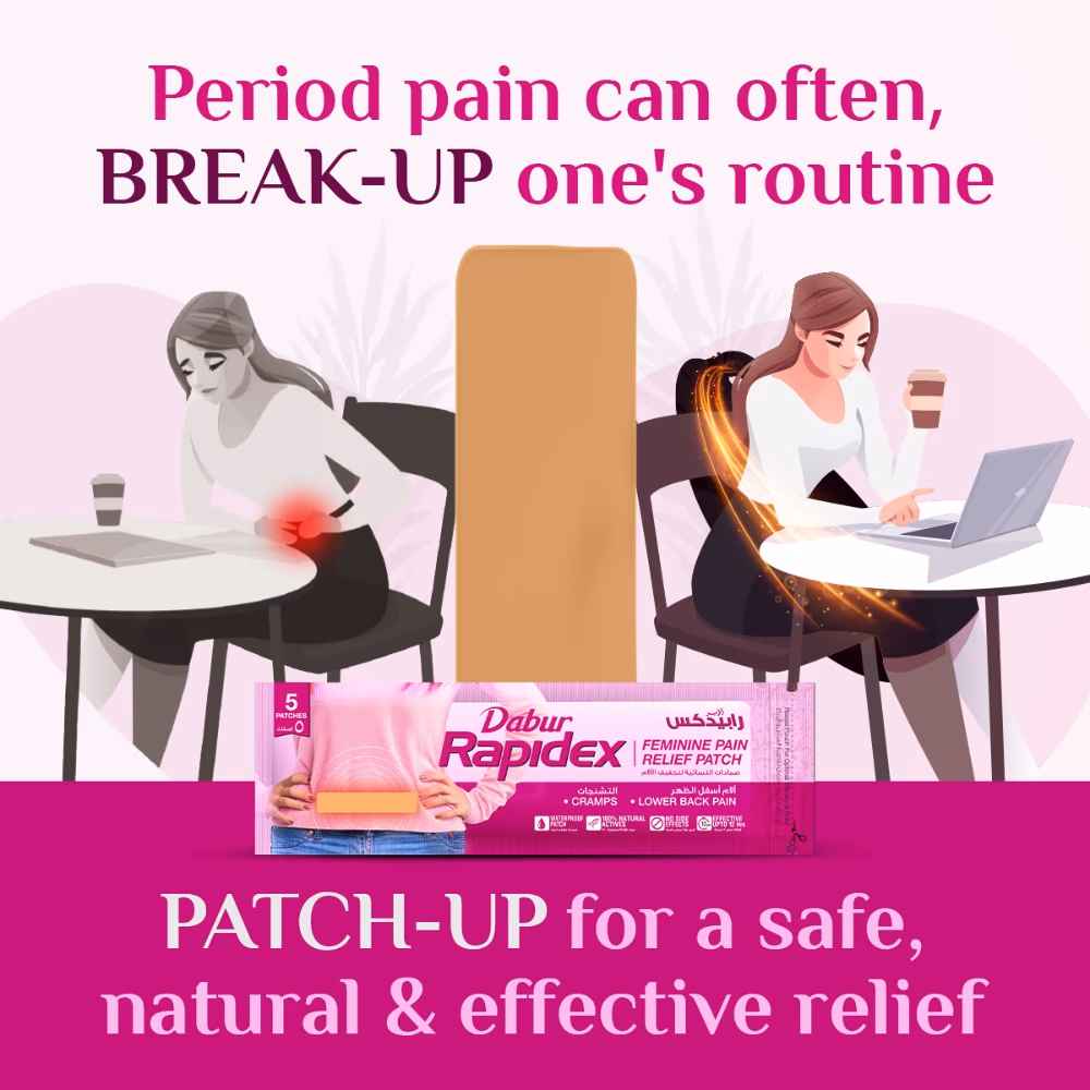 Dabur Rapidex Feminine Pain Patch 12X5S 2