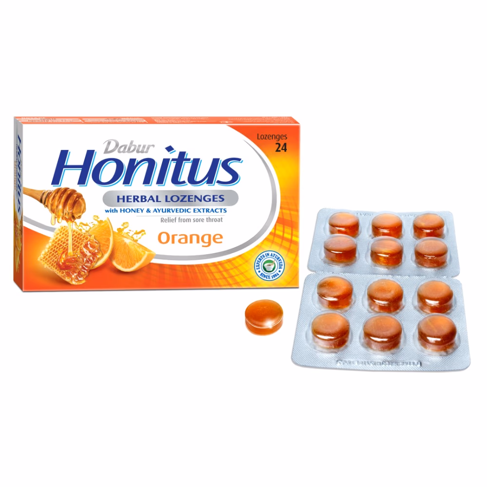 Dabur Honitus Herbal Lozenges Orange 24S 2