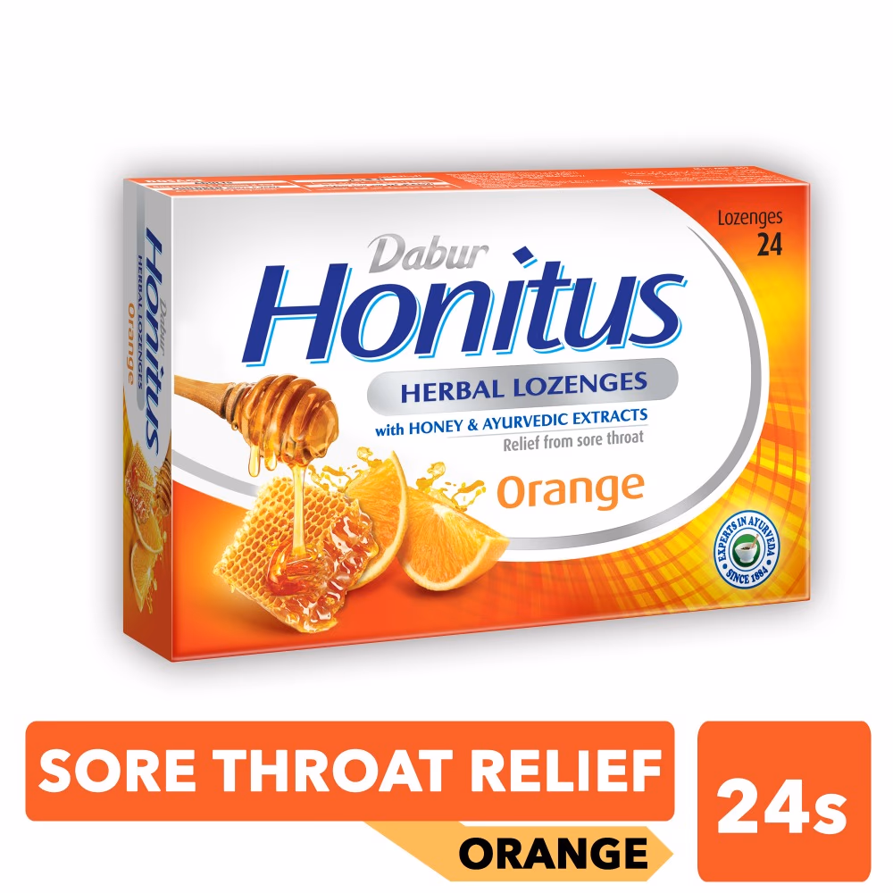 Dabur Honitus Herbal Lozenges Orange 24S 3