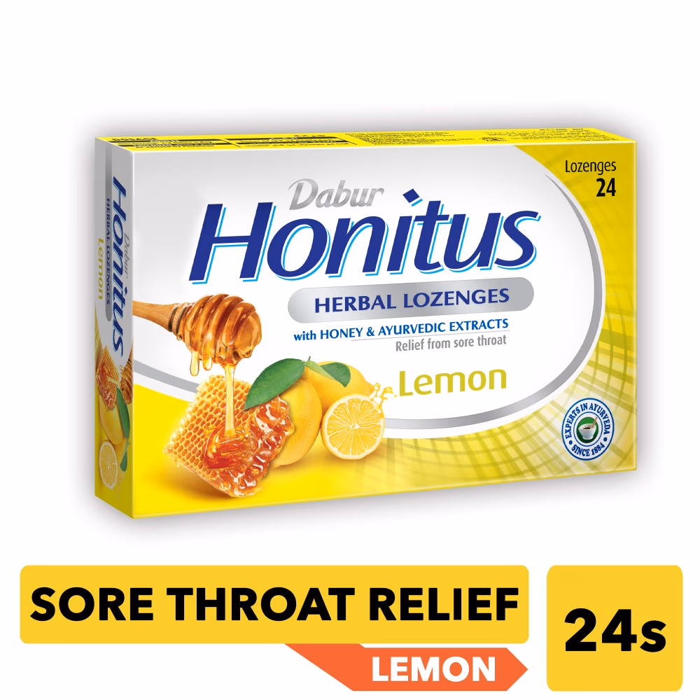 Dabur Honitus Herbal Lozenges Lemon 24S 3