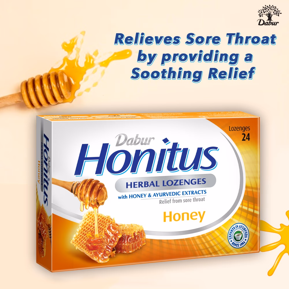 Dabur Honitus Herbal Lozenges Honey 24S 5