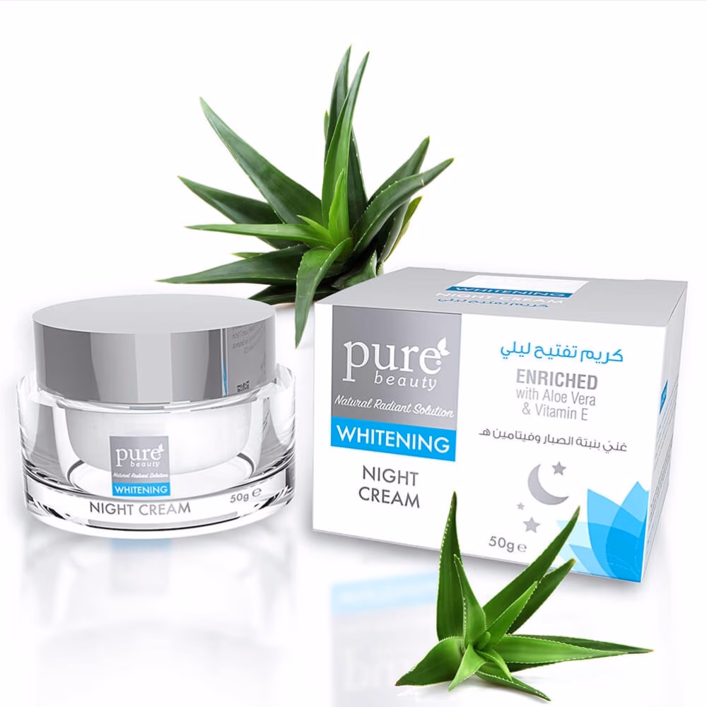 Pure Beauty Whitening Night Cream 50g  2