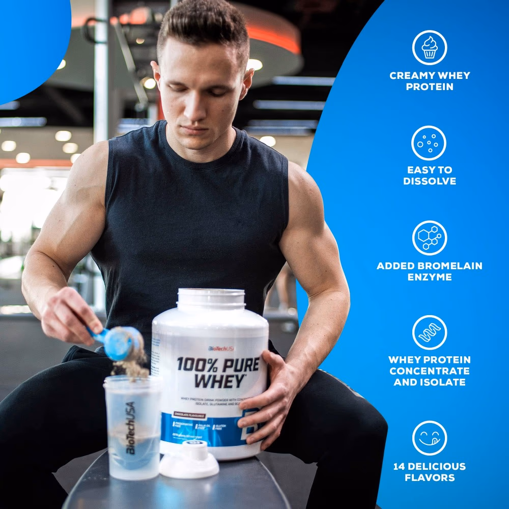 BioTechUSA Pure Whey Salted Caramel 2270g: High-Quality Whey Protein Blend for Muscle Growth & Recovery 2