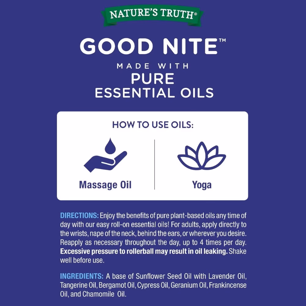 Nature's Truth Good Nite Pure Essential Oil 10ml 4