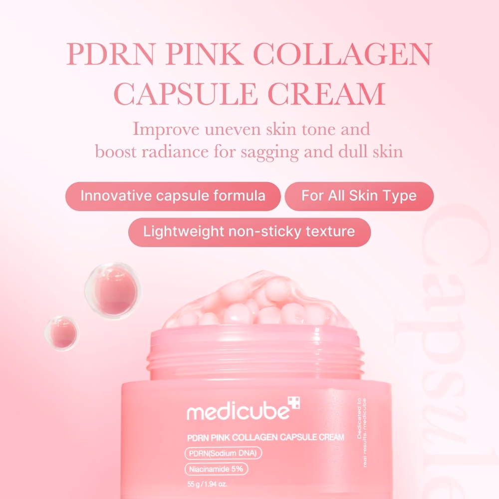 Medicube PDRN Pink Collagen Capsule Cream 55GM 4