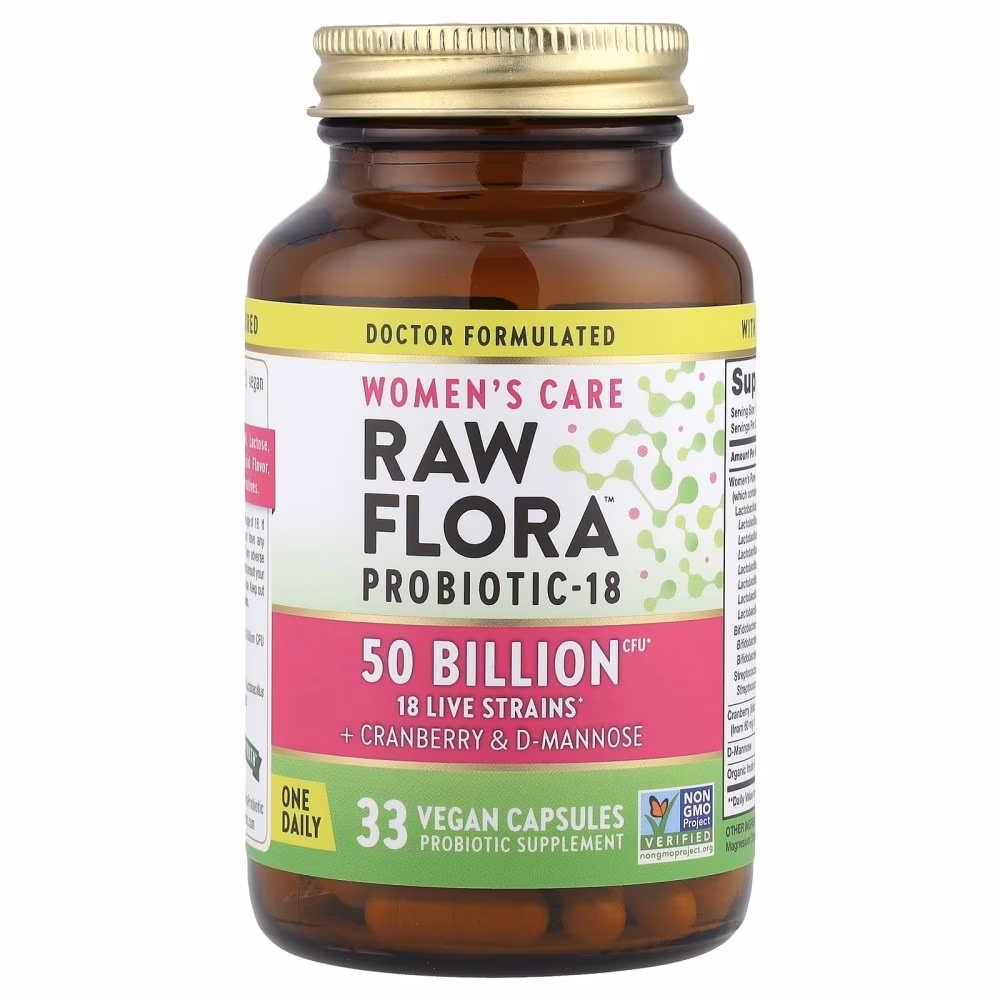 Nature's Truth Raw Flora Probiotic-18 50 Billion 33 Capsules 3