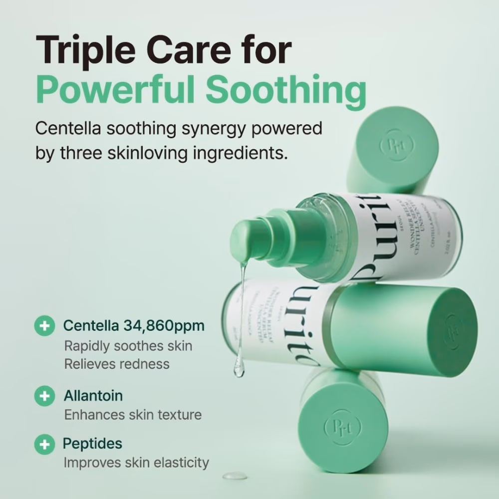 Purito Wonder Releaf Centella Serum Unscented 60ML 2
