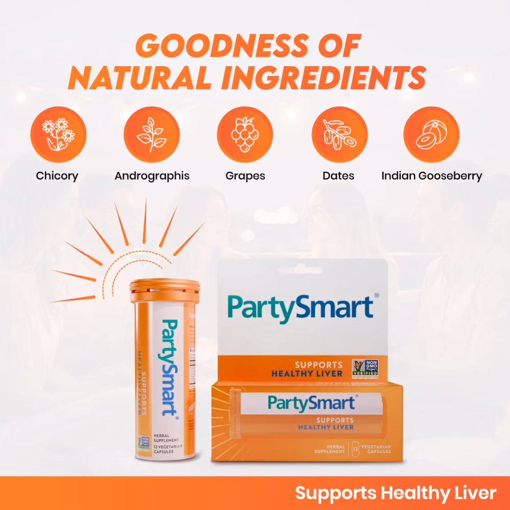 Himalaya Party Smart 12 Veg Capsules 3