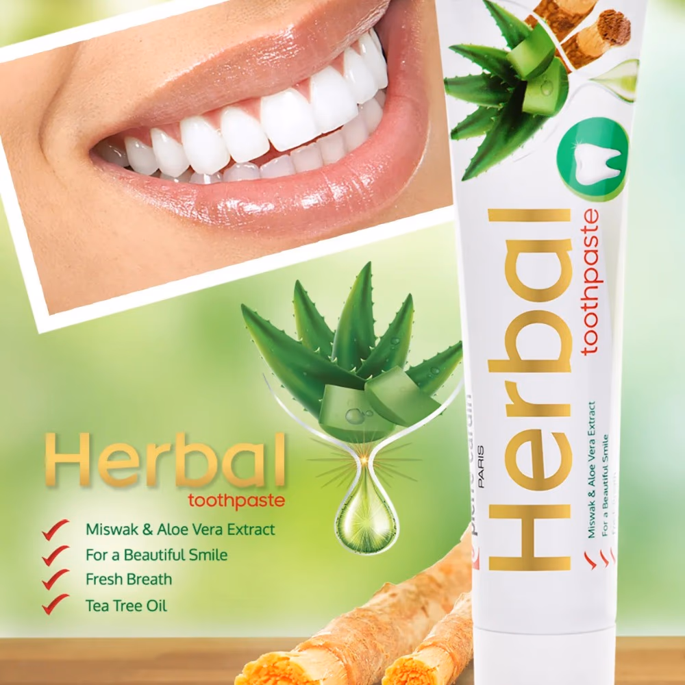 Pierre Cardin Herbal Aloe Miswak Toothpaste 75ml 3