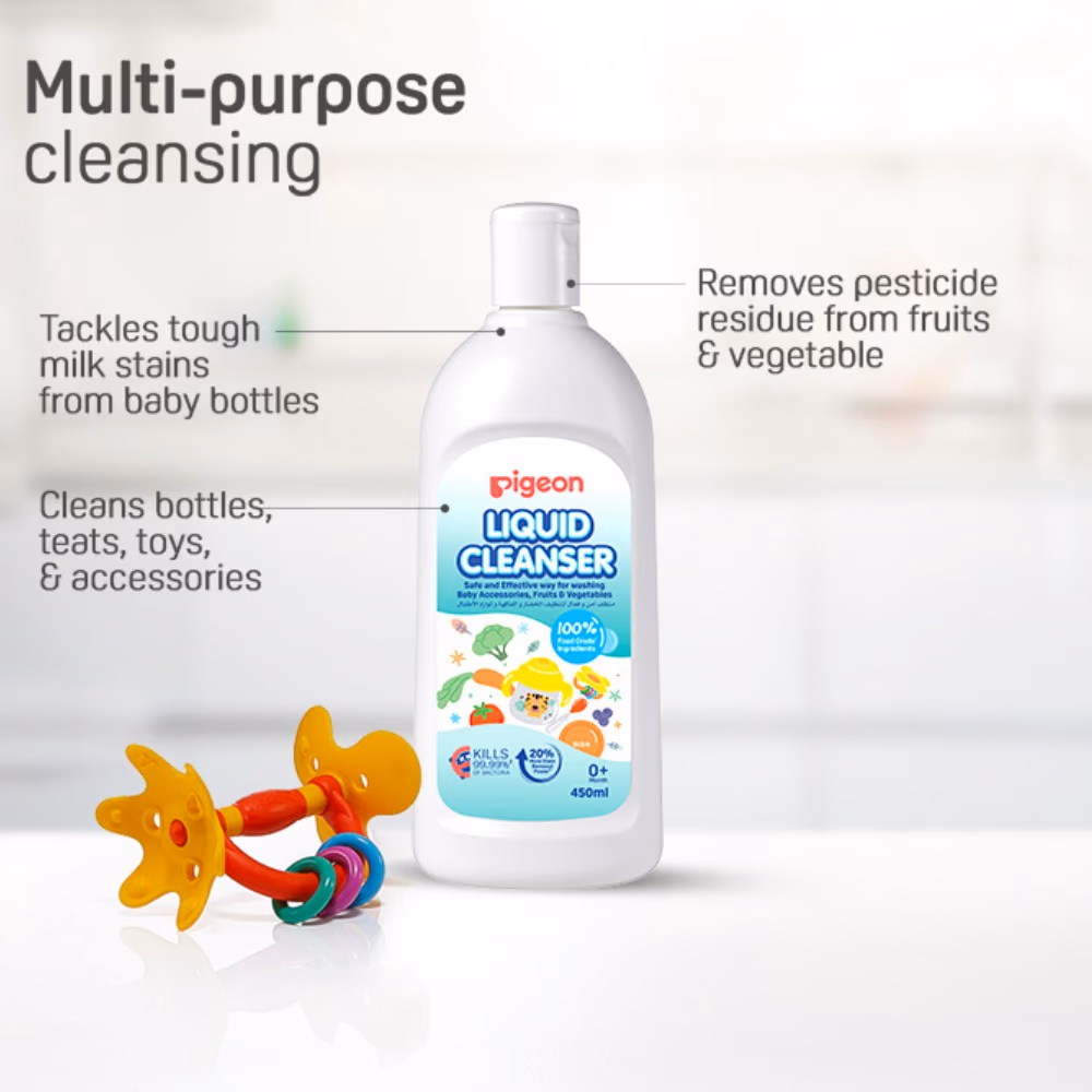 Pigeon Baby Natural Vegetable Liquid Cleanser 700ml 3