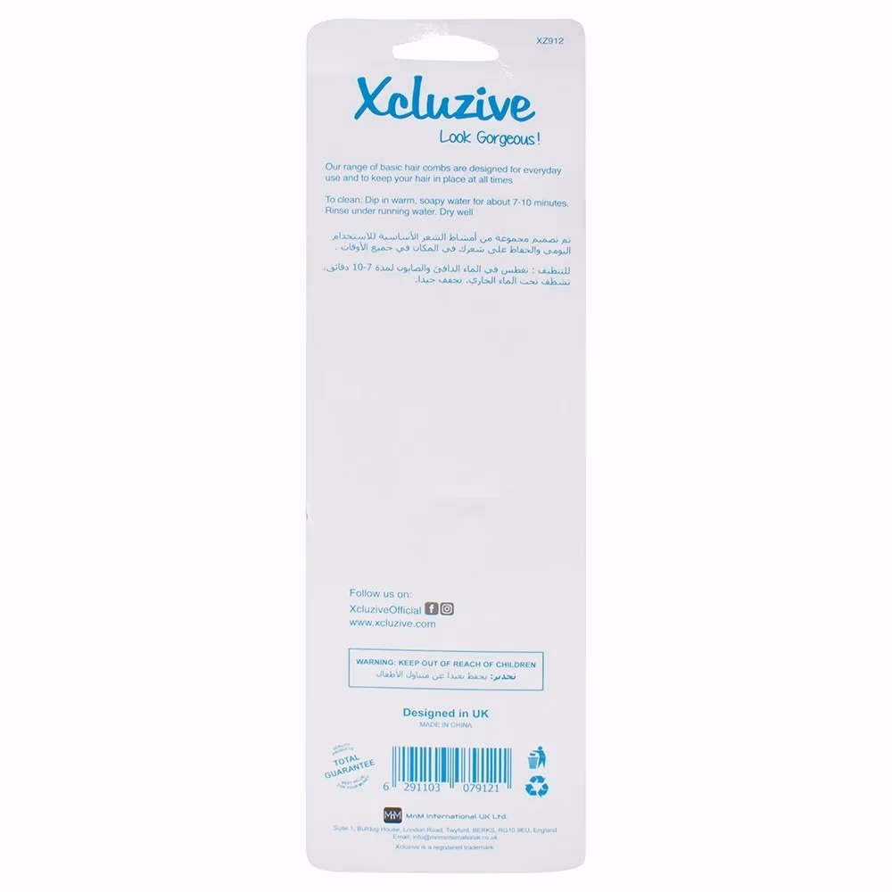 Xcluzive Styling Combs Family Pack – 6 pcs 3