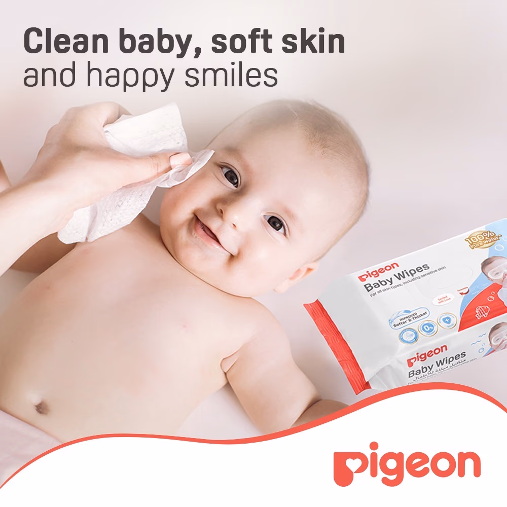 Pigeon Baby Water Wipes 80s 3