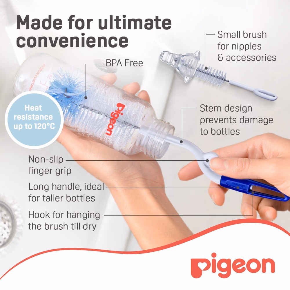 Pigeon Bottle and Nipple Brush E550 4