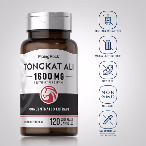 Piping Rock Tongkat Ali 1600mg 120 Capsules 3