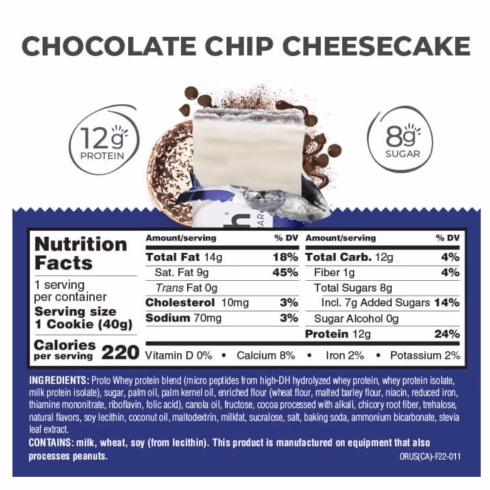Power Crunch Bar Chocolate Chip Cheesecake 40g 4